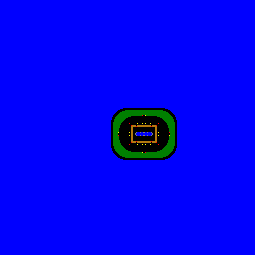 map with starts in center