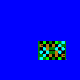 rock's checkered map